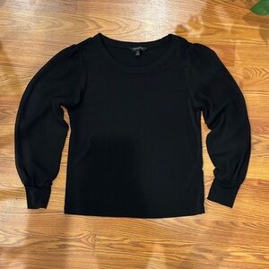 Sheer sleeve top banana republic